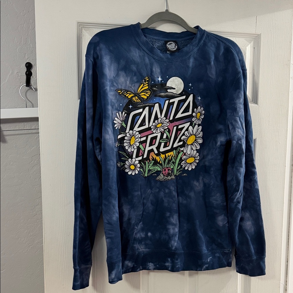 Santa Cruz Blue Textured Sweatshirt